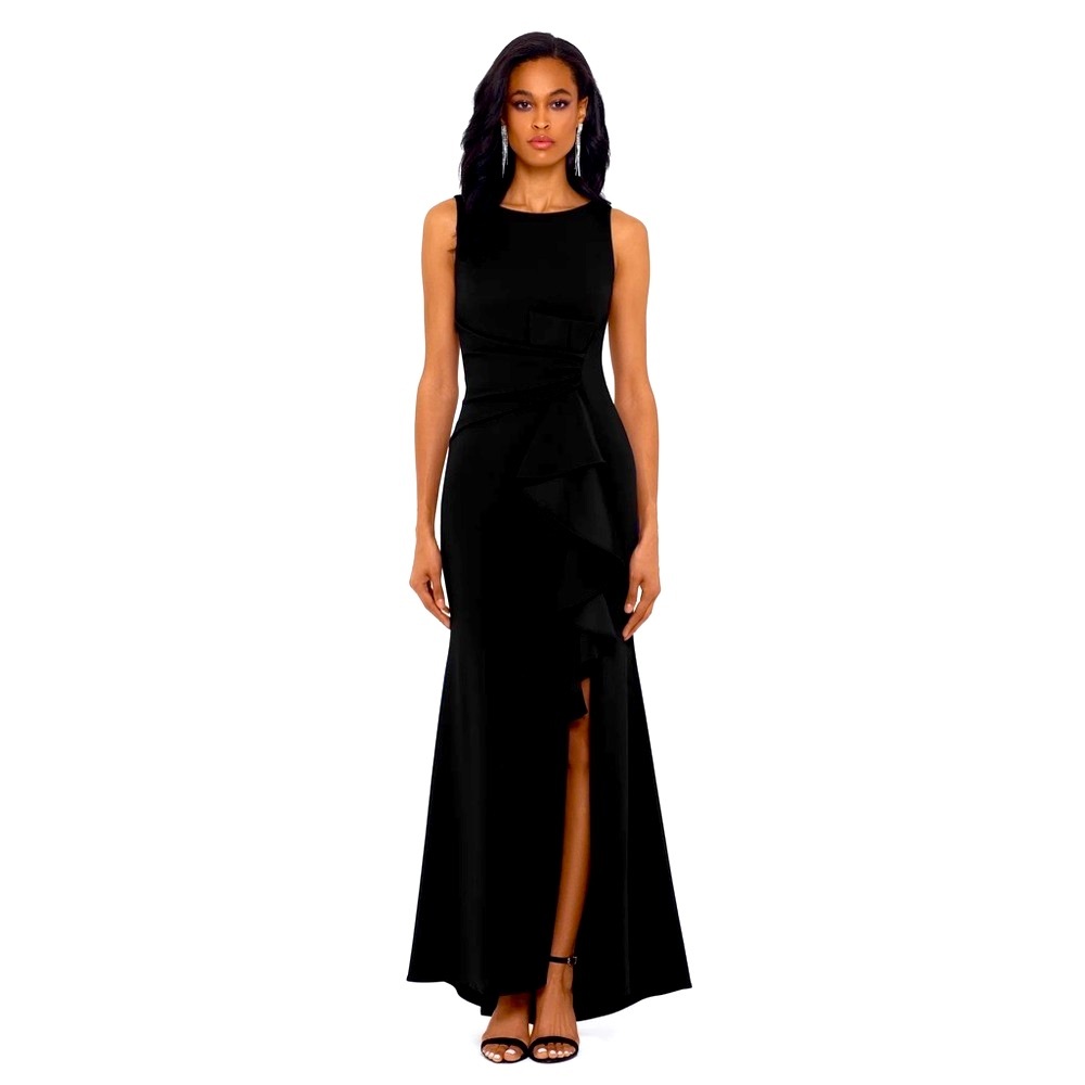 Betsy & Adam Black Maxi Dress